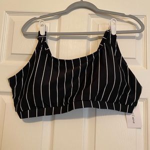 Black Swim top, size 3x made by Meet Curve